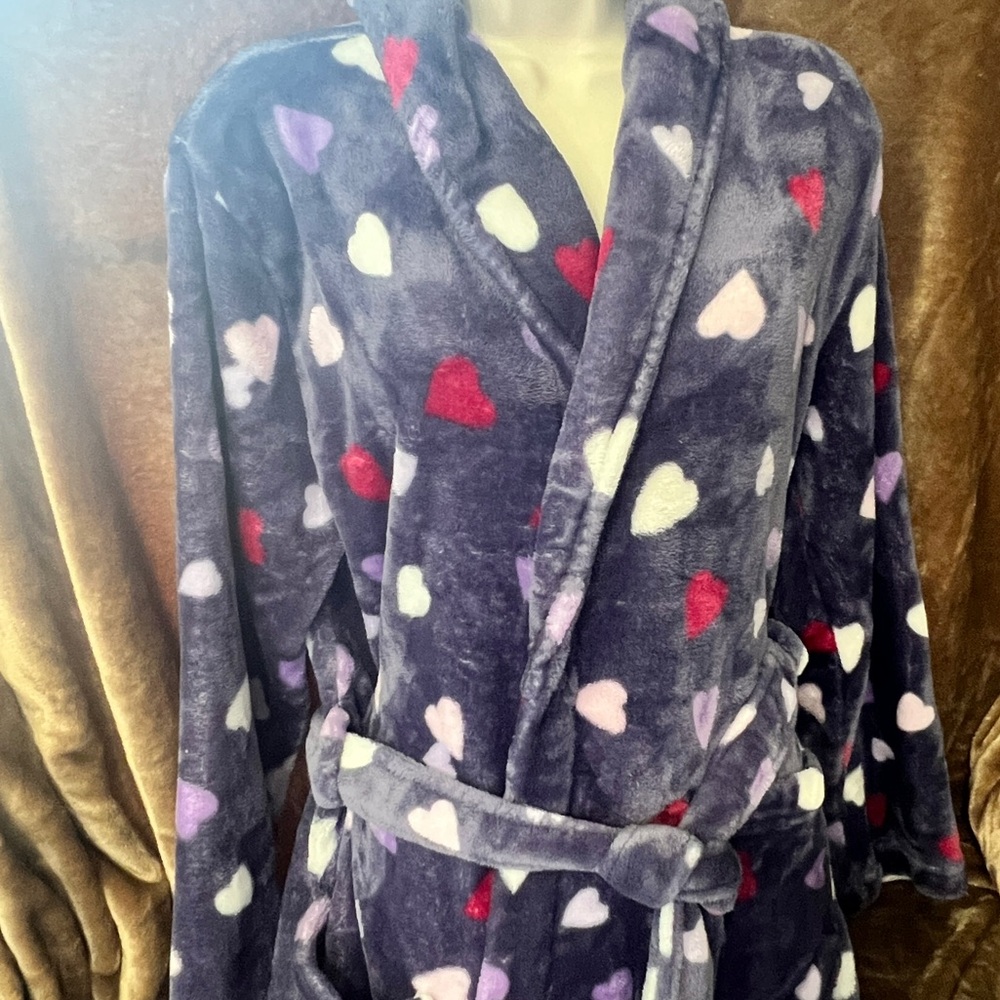 Cozy Heart Patterned Robe ❣️